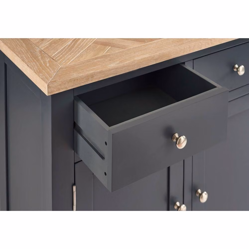 Cheshire Ainsley Sideboard in Dark Grey and Oak – 5