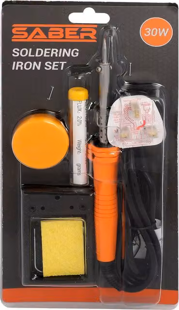 Saber 30W Soldering Iron Set in Orange