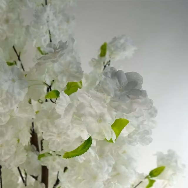 Botanik UK Luxury White Artificial Cherry Blossom Tree, Height: 150 cm