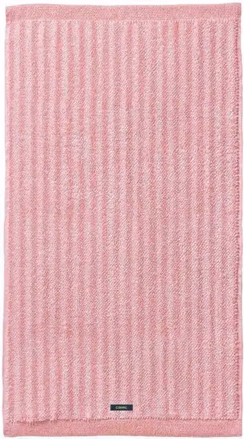 Cosmic Soft Absorbent and Quick-drying Striped Terry Towel in Pink, W/D/H: 70 x 140 cm, 600gsm