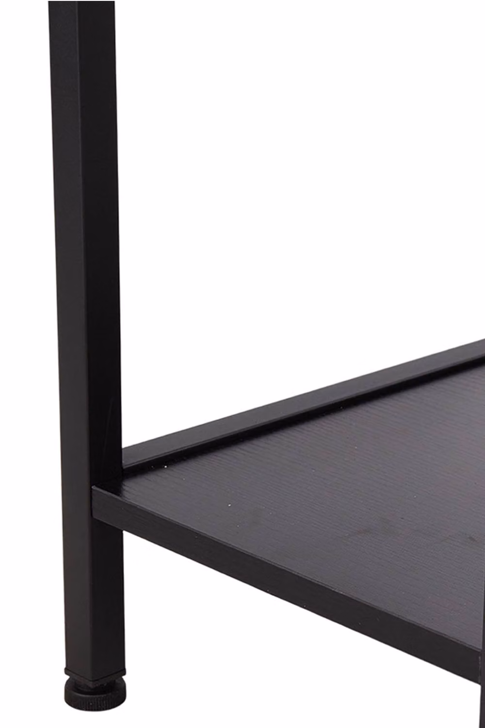 H&O Direct Modern Black Computer Desk with Matt MDF Finish – 6