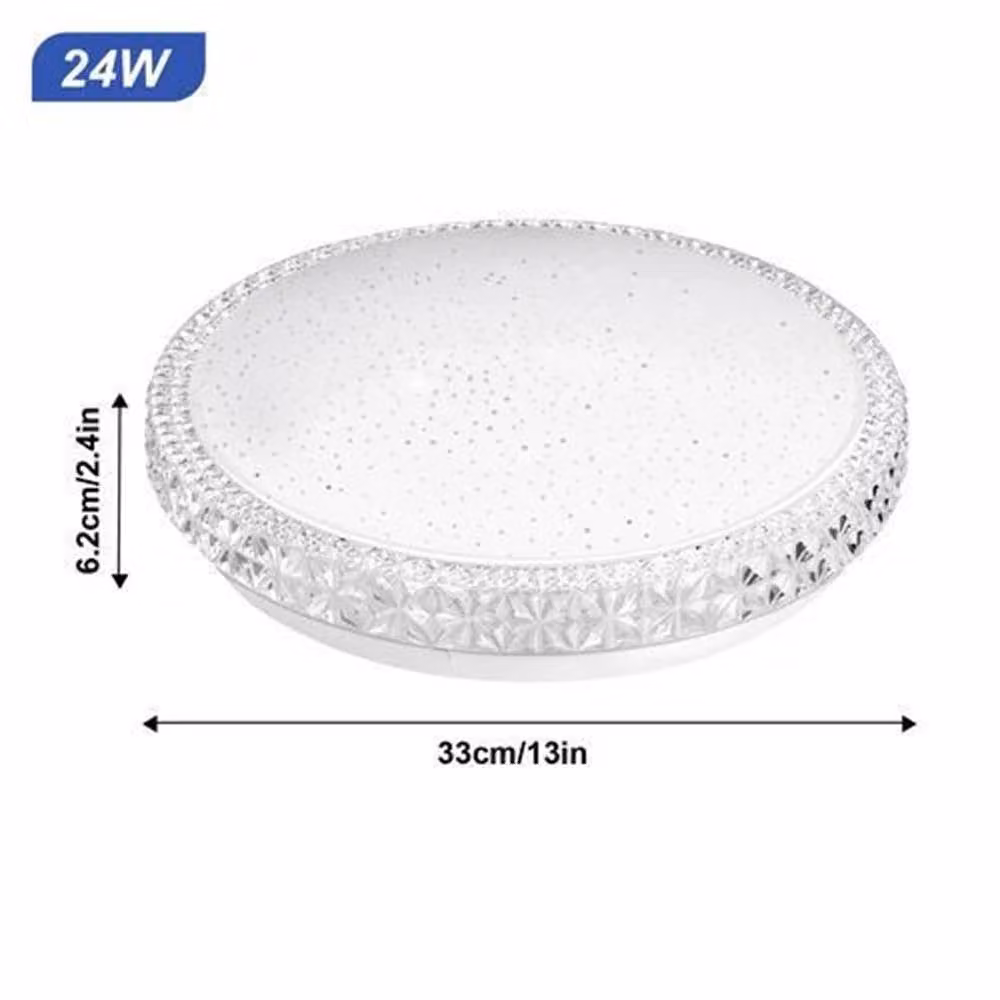 NESTLUNE 24W Modern Round LED Ceiling and Wall Downlight in White – 3