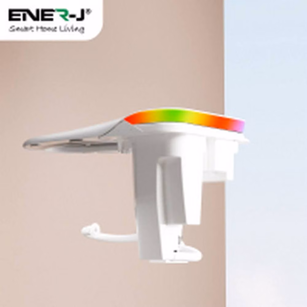 Ener-J HygienePro Smart Toilet with Voice Control, Heated Seat and Bidet, White – 2