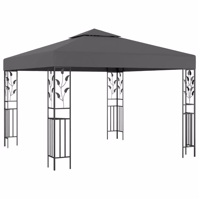 Berkfield Home Anthracite Gazebo W/D/H: 300 x 300 x 250 cm