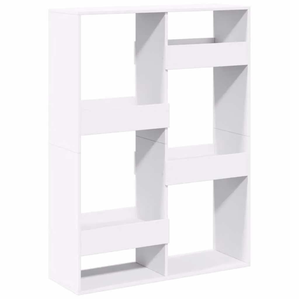 Berkfield Home White Straight Room Divider in MDF, W/D/H: 100 x 33 x 135 cm – 2