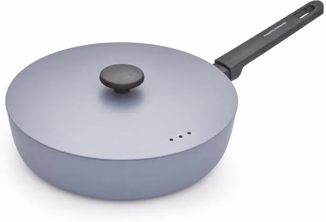 Morphy Richards Non-Stick Forged Aluminium Saute Pan, Grey, 28 cm