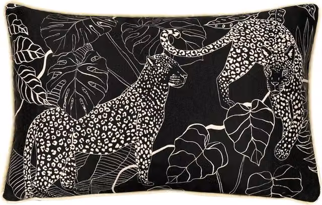 Make it a Home Aurora Cushion in Blush and Black, 50 cm