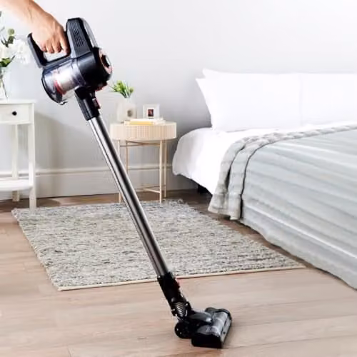 Quest 5-in-1 Lightweight Cordless Vacuum with 150W Suction, 40 Minute Battery Life and 650ml Bagless Dust Tank, featuring Washable HEPA Filter and LED Display – 8