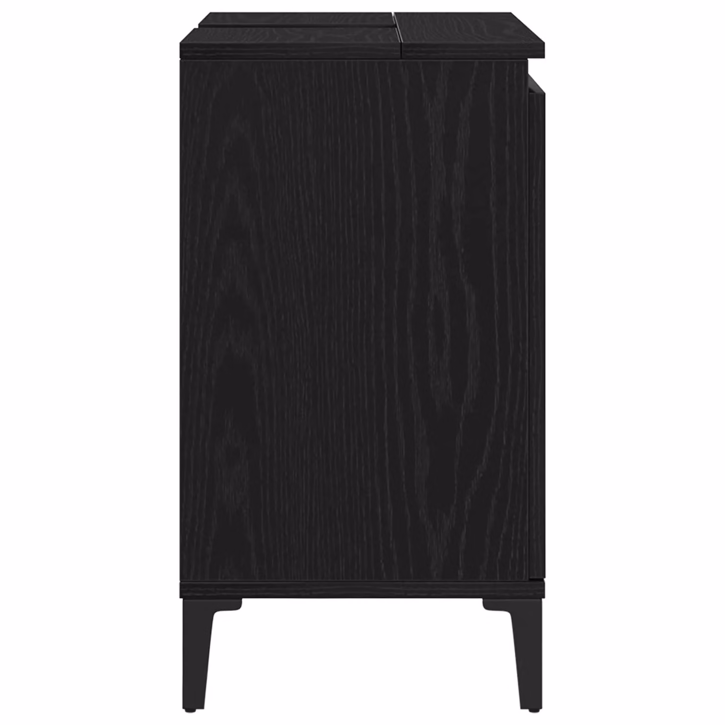 Berkfield Home Black Oak Sink Cabinet W/D/H: 58 x 33 x 60 cm – 5