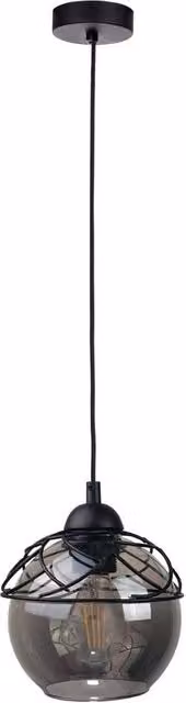 Netlighting Mera Dome Pendant Ceiling Light Black, Diameter: 15 cm, E27