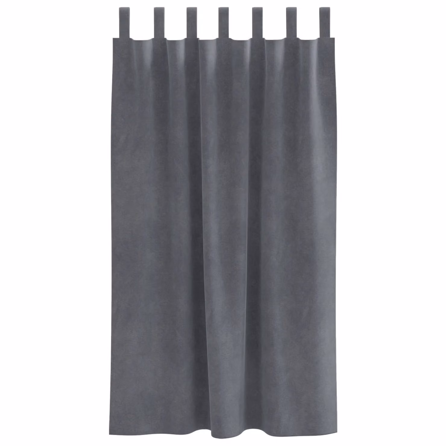 Berkfield Home Super Light Grey Velvet Blackout Curtains with Hanging Loops, 2 Pack – 3