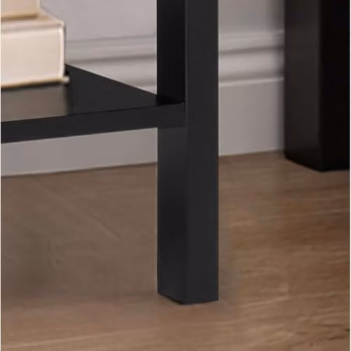 Birlea Axis 1 Drawer Fluted Bedside Cabinet Black W/D/H: 40 x 45 x 54 cm – 6