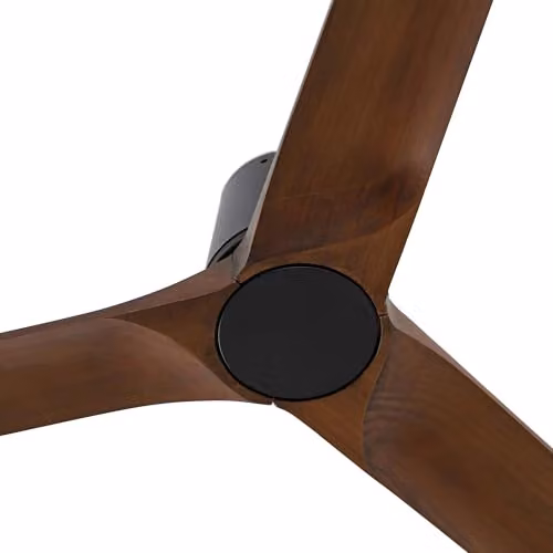 Faro Barcelona Heywood Tub Large 3 Blade Ceiling Fan in Matt Black and Brown – 3