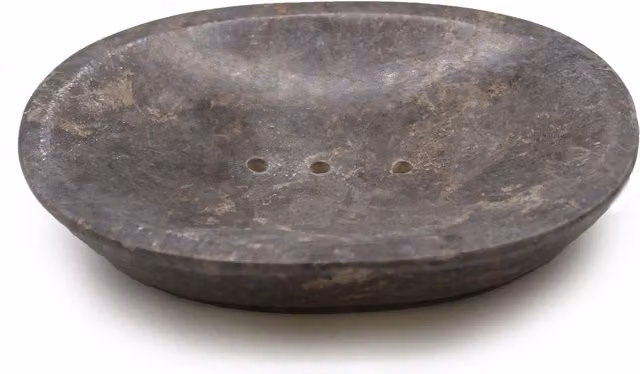 KDMD Classic Oval Grey Marble Soap Dish – 2