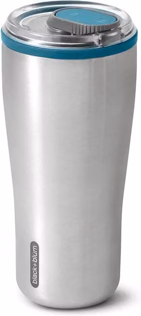 Black + Blum Insulated Stainless Steel Travel Tumbler, 600ml, Blue and Black – 1
