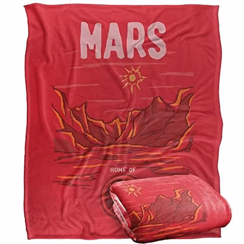 DC ORIGINALS Martian Manhunter Super Soft Fleece Throw Blanket, Multicolour, W/D/H: 152 x 127 cm – 1
