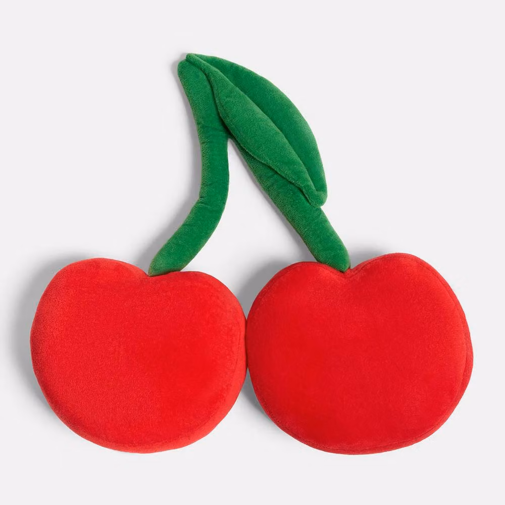 OHS Red Heart Shaped Bouclé Decorative Scatter Cushion, W/D/H: 40 x 40 x 40 cm – 3