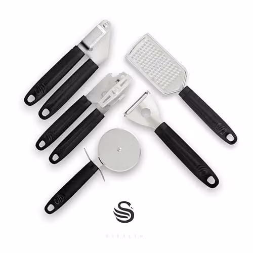 Swan Stealth 5 Piece Stainless Steel Gadget Set in Black – 2