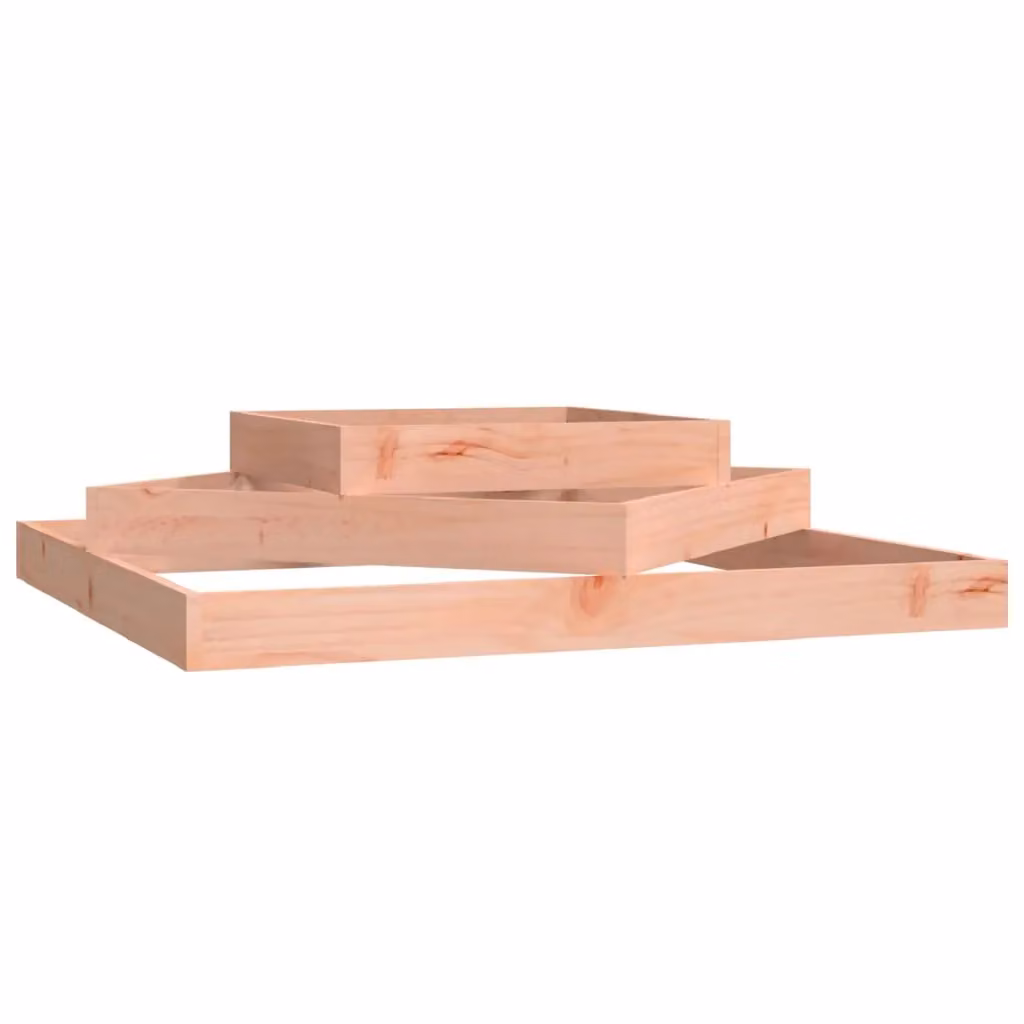 Berkfield Home Brown Solid Wood Douglas Planter, W/D/H: 112 x 112 x 27 cm – 2