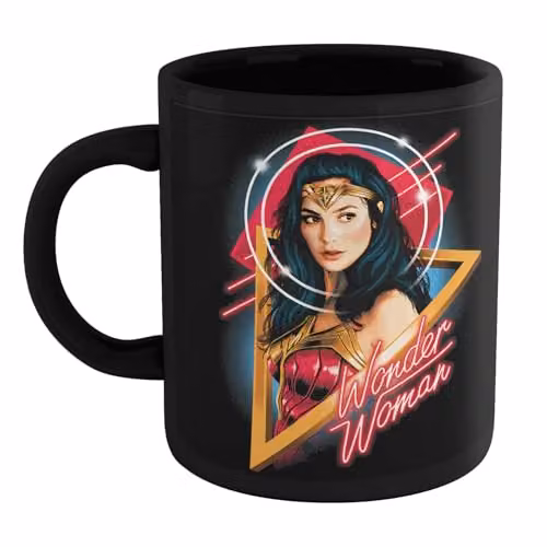 Zavvi Wonder Woman and The Cheetah Ceramic Mug in Black and Multicolour