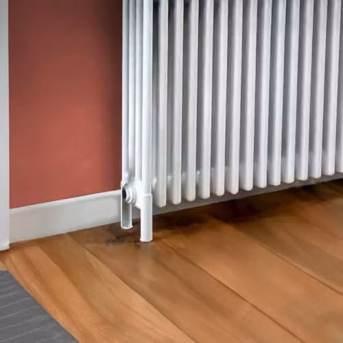 Bathroom Kingdom Reina Colona 3 Column Traditional Steel Radiator, White, H x W: 137 x 30 cm – 3