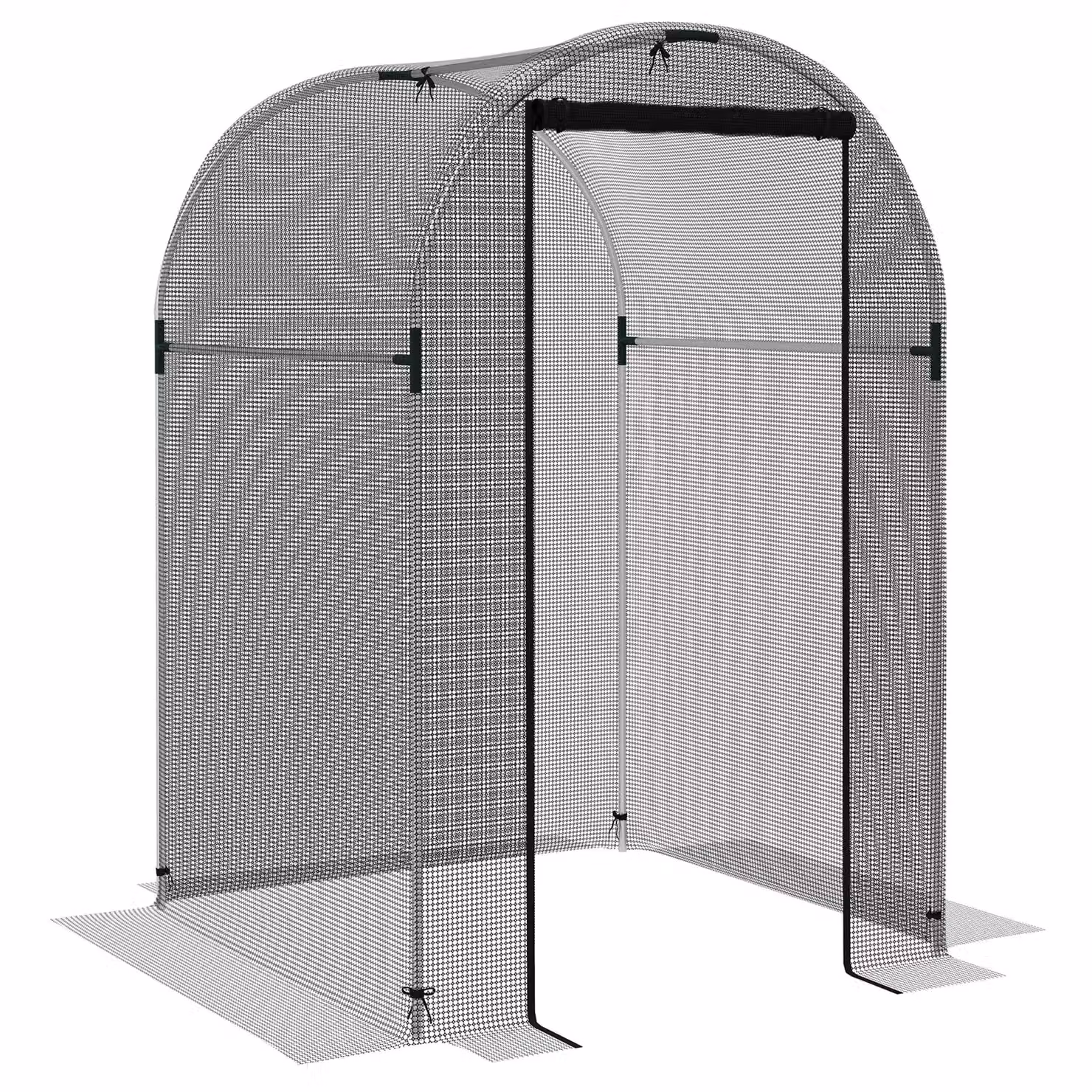 OUTSUNNY Black Fruit Cage Plant Protection Tent W/D/H: 120 x 120 x 190 cm – 2