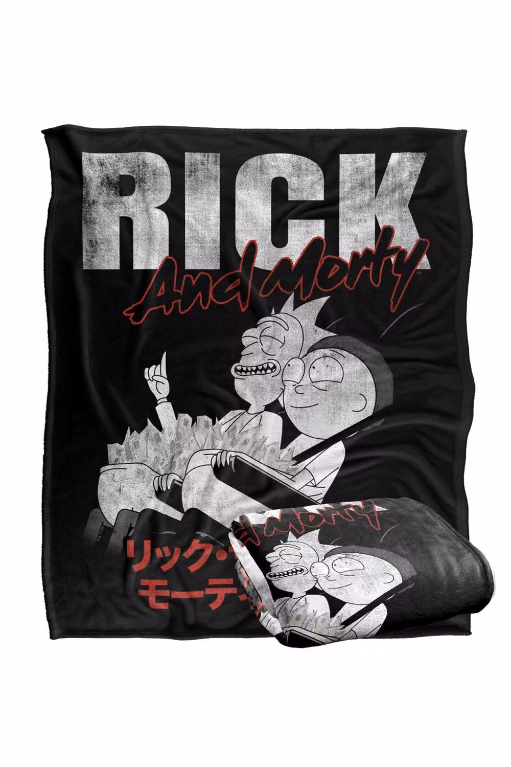 LOGOVISION Rick and Morty Manga Silky Touch Super Soft Fleece Throw Blanket, Multicolour, W: 127.0 cm, L: 152.4 cm – 7