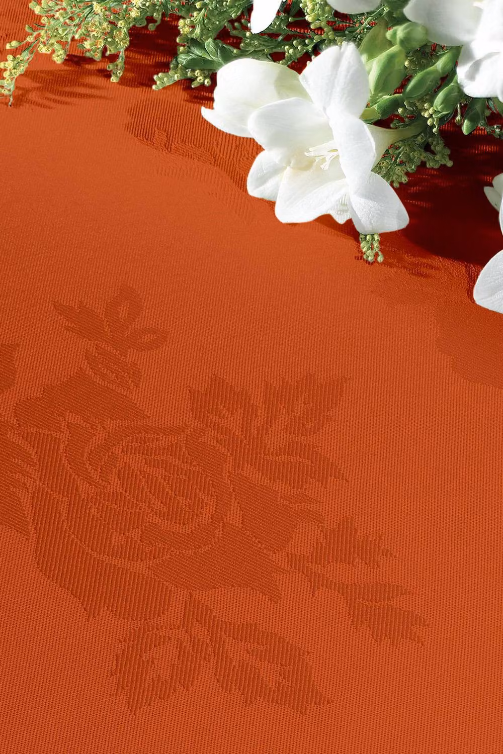 Vision Terracotta Rose Design Polyester Napkin, W/D: 56 x 56 cm – 2