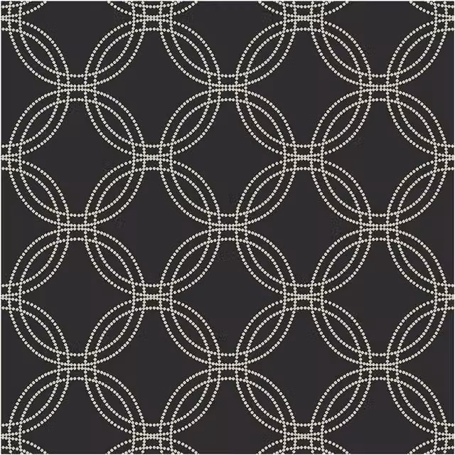 Superfresco Easy Serpentine Geometric Black Wallpaper, Width: 52 cm