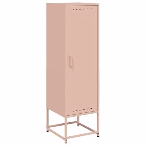 vidaXL Industrial Metal Highboard in Pink, W/D/H: 36 x 39 x 123 cm – 1