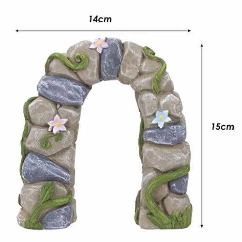 VFM e-Store Multicolour Stone Arch Fairy Garden Ornament – 5