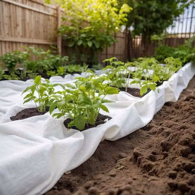 Berkfield Home White Polyester Fibre Geotextile Membrane for Weed Control, 1 m x 50 m – 1