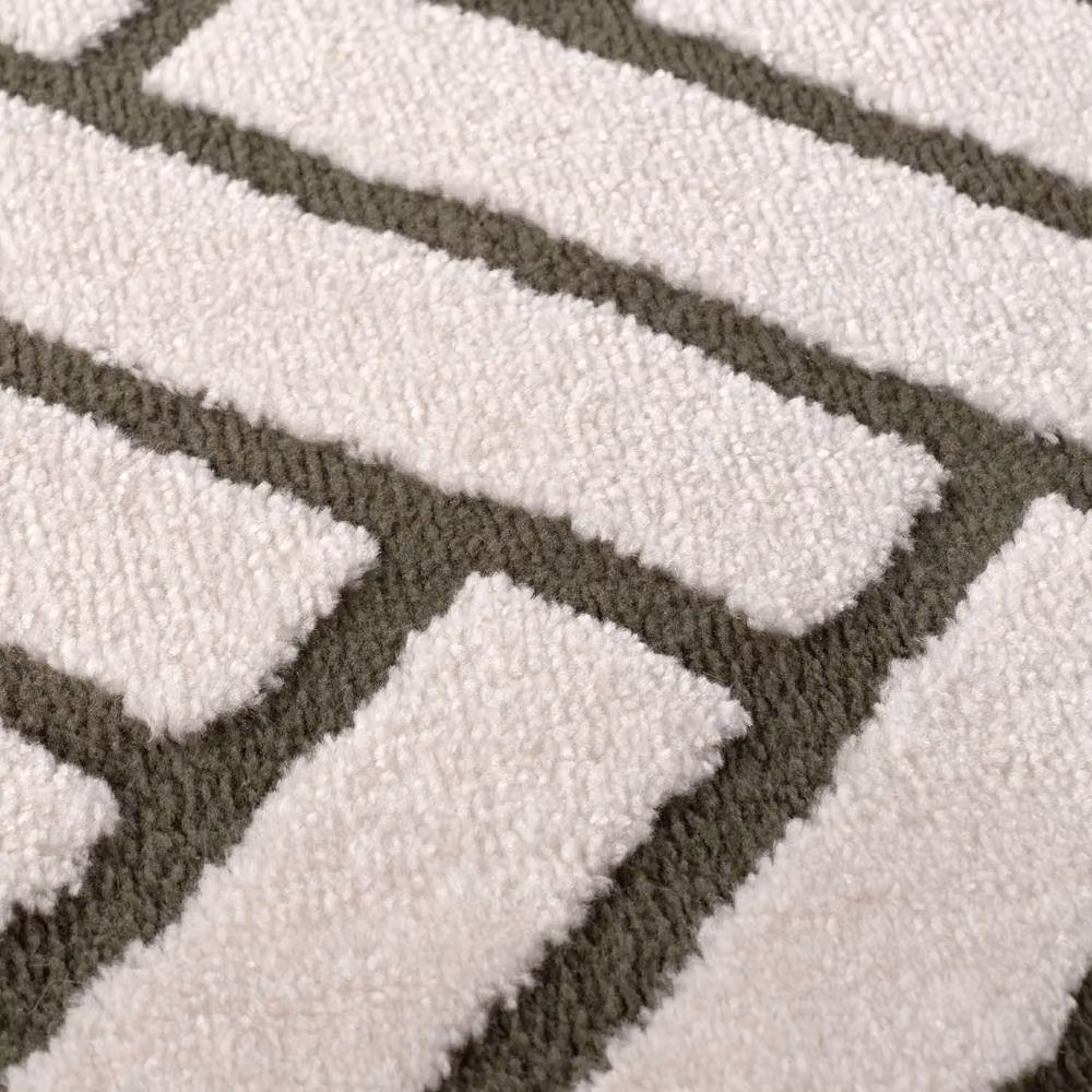 THE RUGS Loft Herringbone Soft Pile Area Rug, Green, W: 120 cm x D: 170 cm – 4