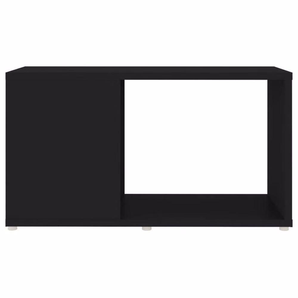 Berkfield Home Black Classic TV Cabinet in Matt MDF, W/D/H: 60 x 24 x 32 cm – 5