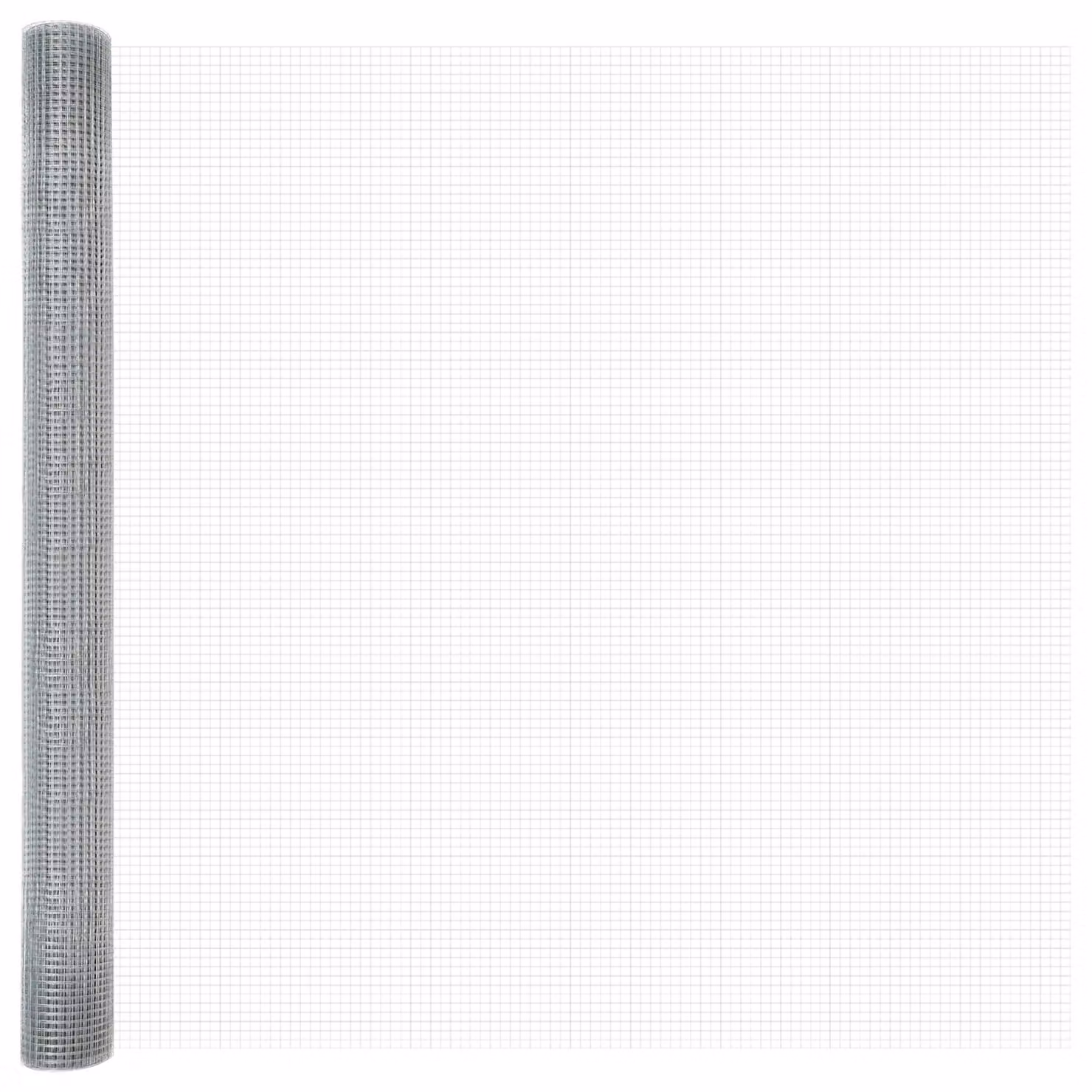 Berkfield Home Welded Wire Fence in Silver Galvanised Steel, H: 160 cm x W: 10 m – 2