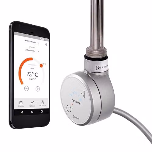 Terma Moa Heating Element in Blue and Silver with App Control – 1