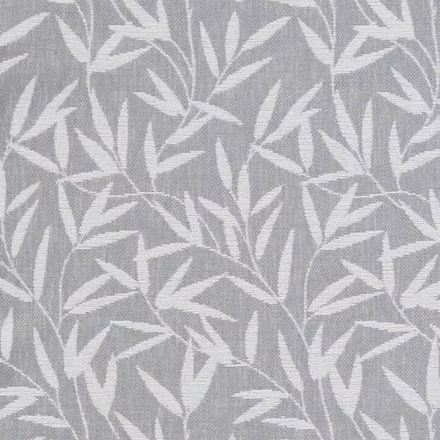 Laura Ashley Willow Leaf Chenille Fabric in Grey