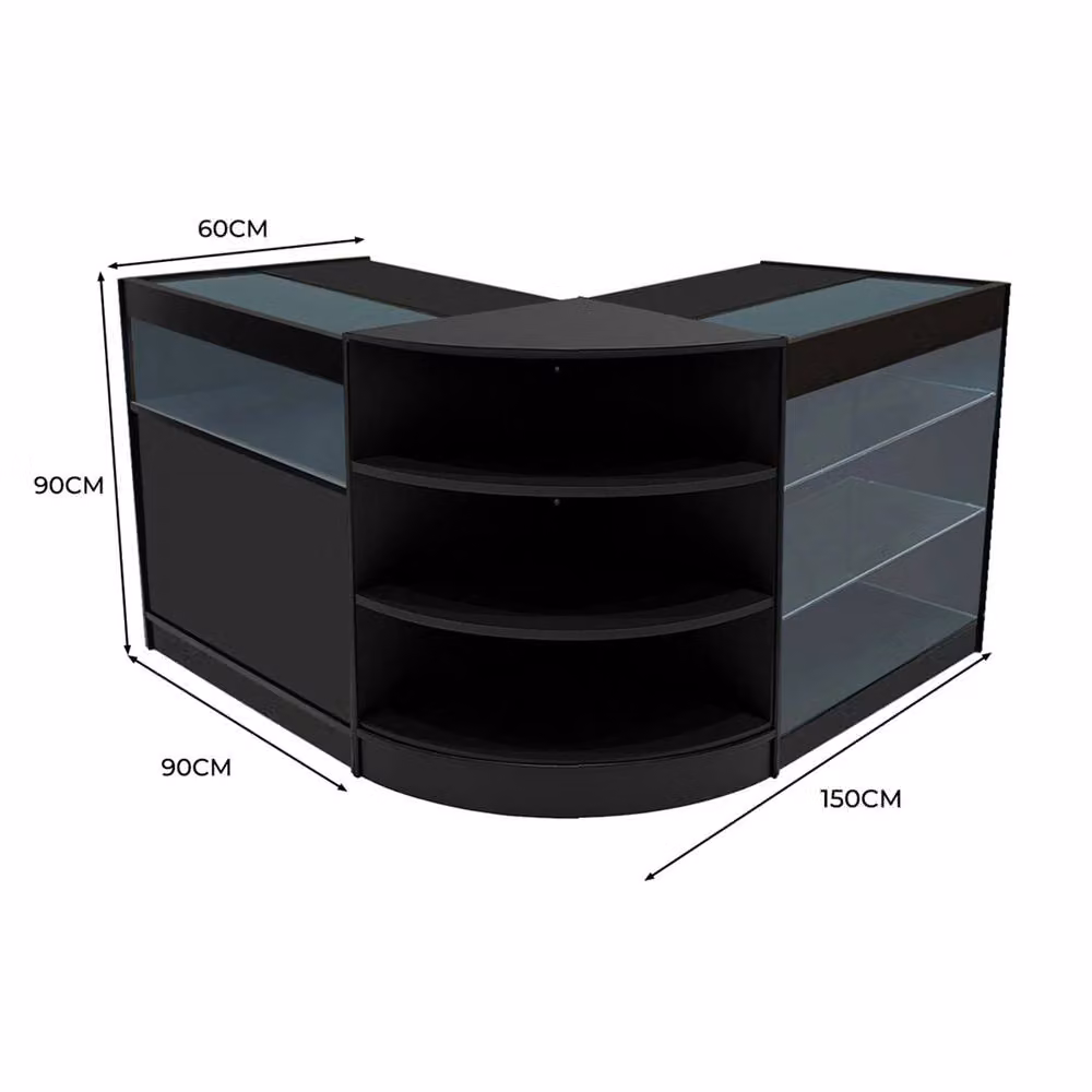 Monstershop Demeter LED Shop Counter Set K900, B900 & LM60 in Black – 2