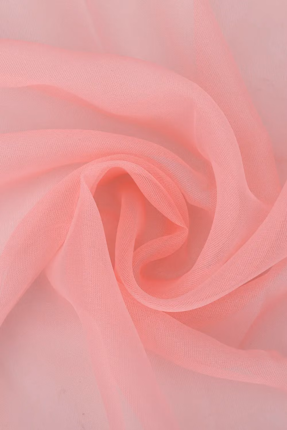 Neel Blue Semi-Transparent Voile Curtain, Pair of 2 Rose Gold Polyester Window Panels, Width: 142 cm, Drop: 183 cm