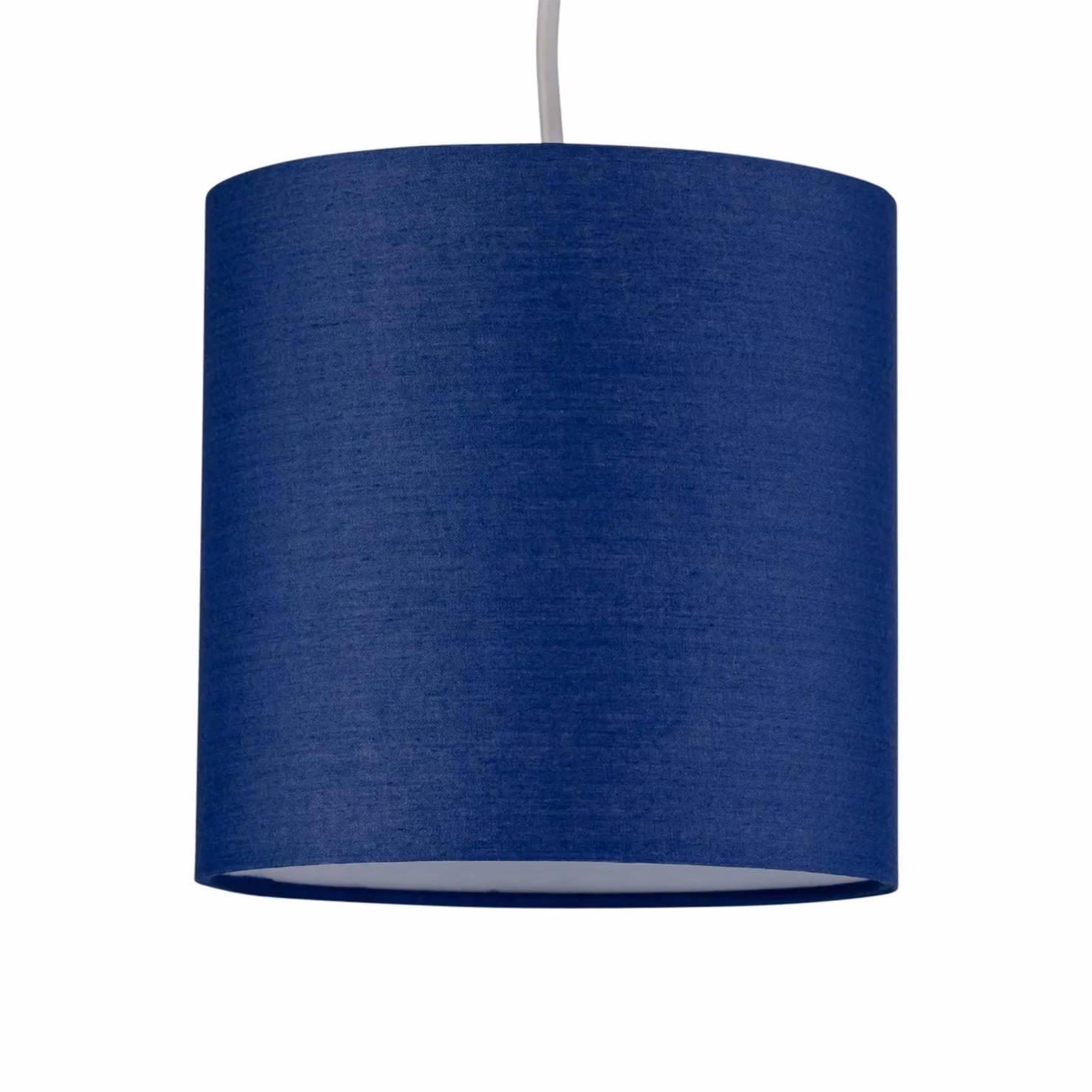 First Choice Lighting Blue Fabric Cylinder Table Lamp Shade, Diameter: 17 cm – 2