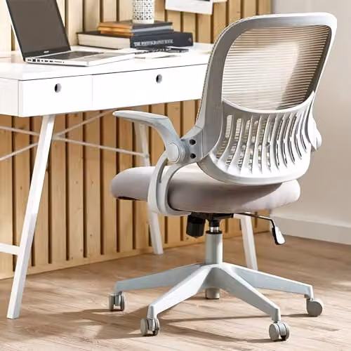 Julian Bowen Juno Grey Mesh Task Chair, H 104.5 x W 63.5 x D 60 cm – 1