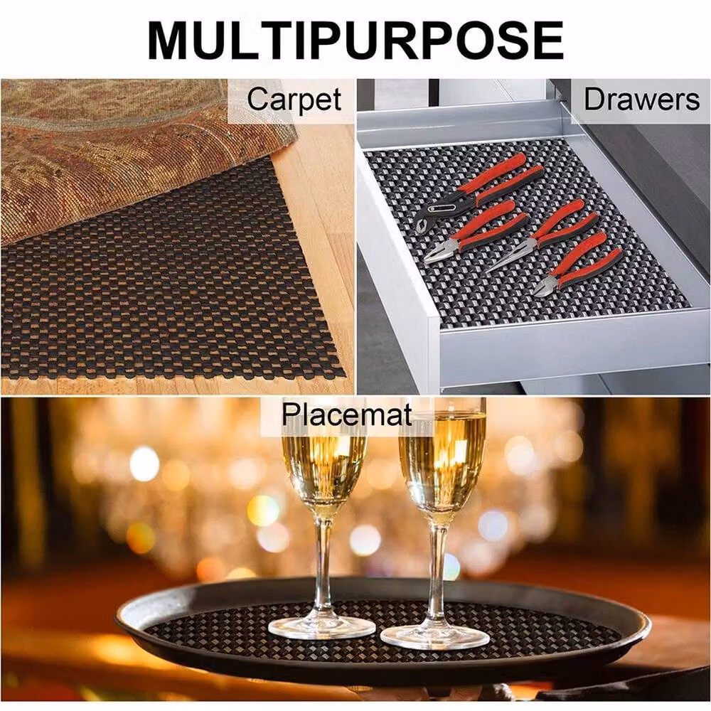 PAWNORA Anti Slip Mat Roll, Black, W: 120 cm, L: 180 cm – 4