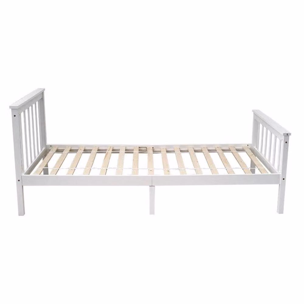 EONLION White Solid Pine Wooden Kids Bed, W/D/H: 90 x 190 cm – 2