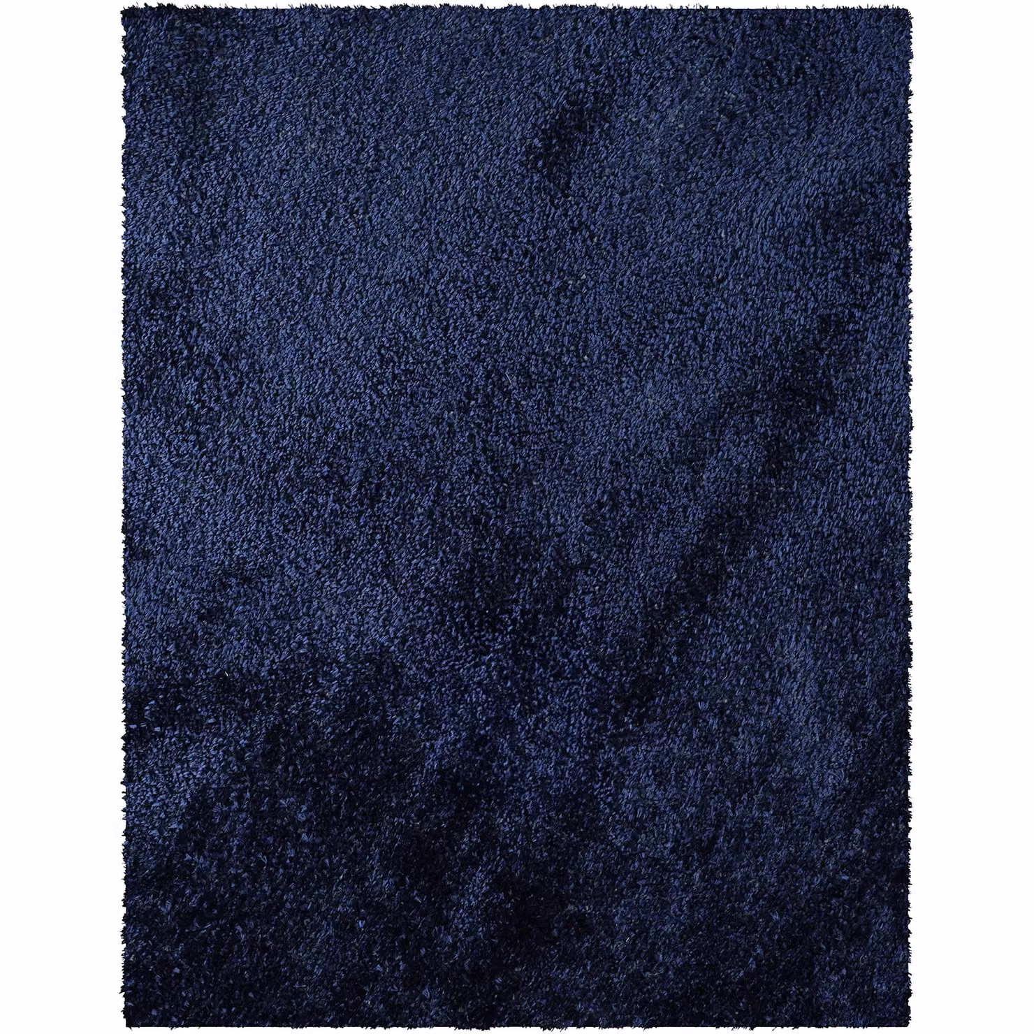 Livabliss Cloudy Shag Soft Plush Pile Round Living Rug in Blue, Diameter: 120 cm – 2