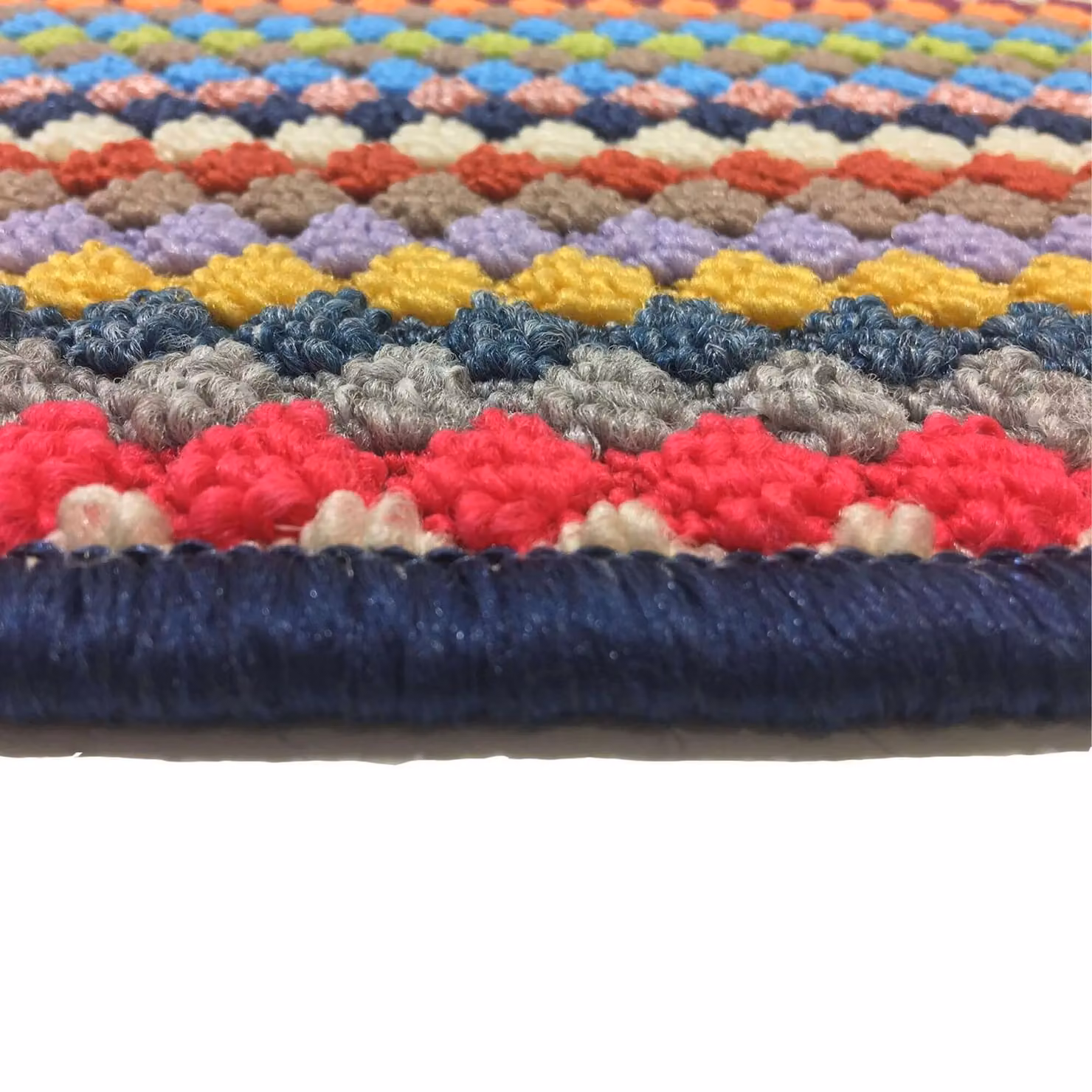 THE RUGS Washable Nonslip Striped All-Purpose Mat, Multicolour, W: 67 cm x L: 200 cm – 2