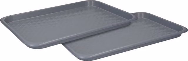 MasterClass Smart Non-Stick Ceramic Rectangular Baking Tray Set in Grey
