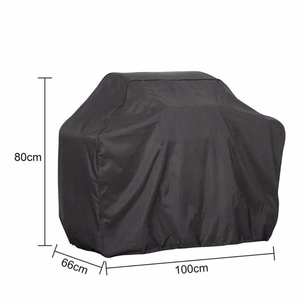SPETLEK S Waterproof Black Polyester BBQ Cover for Gas Grills and Smokers, W: 100 cm, D: 80 cm, H: 66 cm – 2