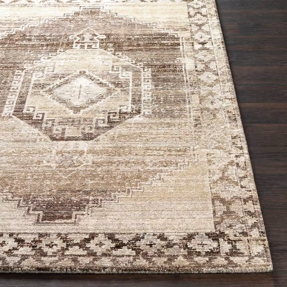 Livabliss Fifth Avenue Vintage Traditional Living Rug in Brown, Grey and Green, W: 155 cm, D: 220 cm – 3