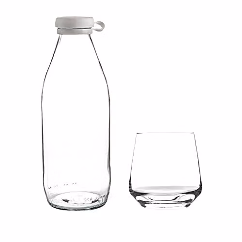 Argon Tableware Tallo Glass Tumbler and Bottle Set, Transparent