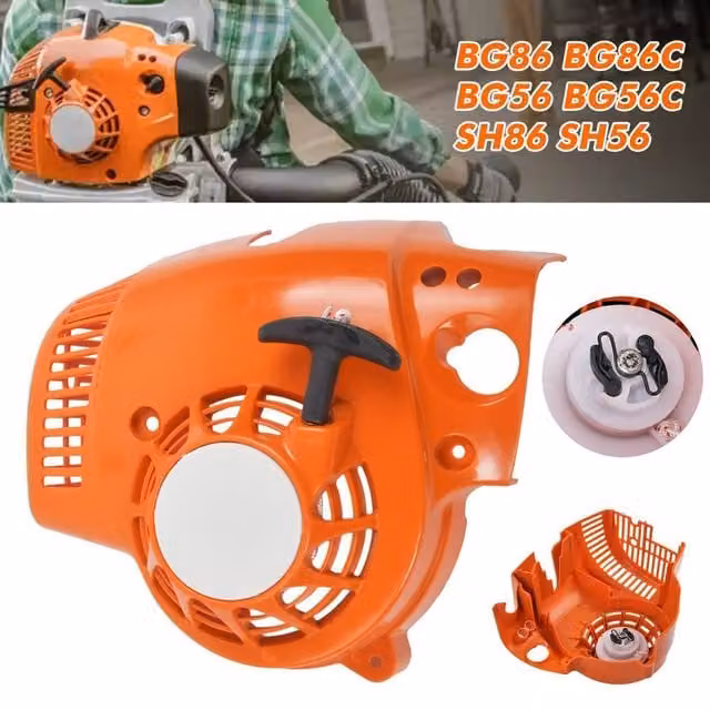 EONLION Orange Gas Recoil Pull Starter Rewind for Leaf Blowers